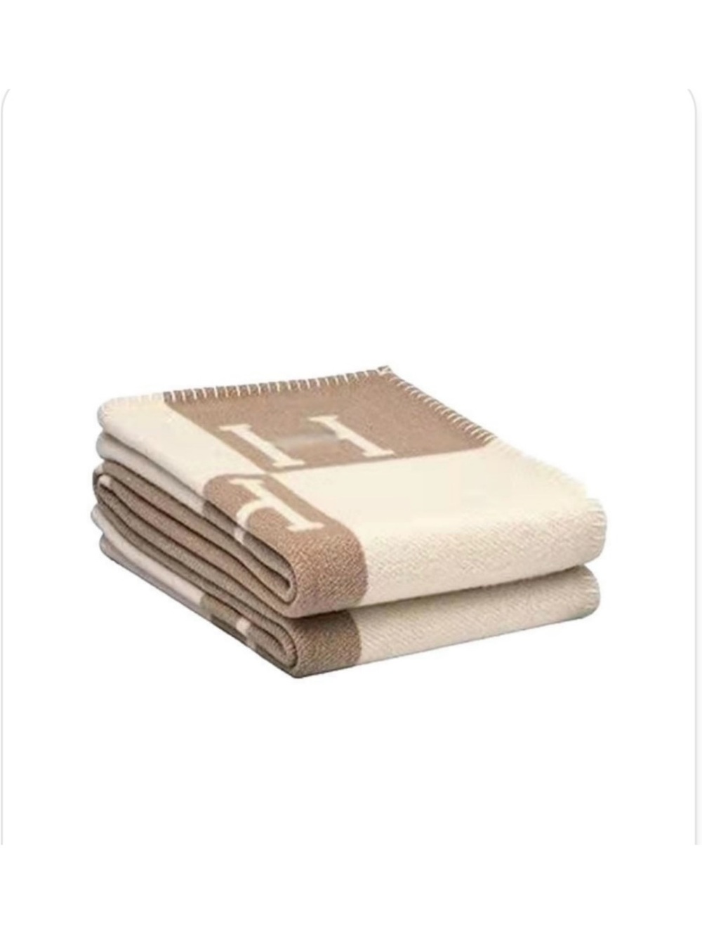 Fcteap H Blanket Soft Throw Blanket
Faux Fleece Cashmere blend shawl. Never used